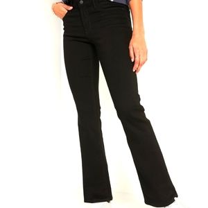 OLD NAVY Kicker Boot Cut Mid Rise Black Jeans NWT Sz 10 33” Inseam